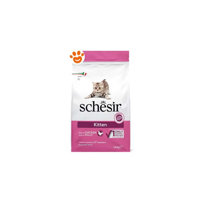 foto del prodotto schesir cat kitten pollo cat kitten pollo sacco da 1,5 kg