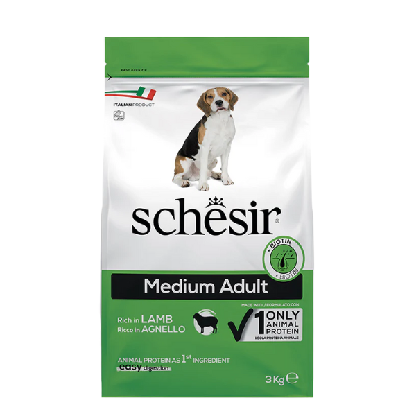 foto del prodotto schesir dog adult medium maintenance agnello - 3 kg - spedizione gratis da 39€