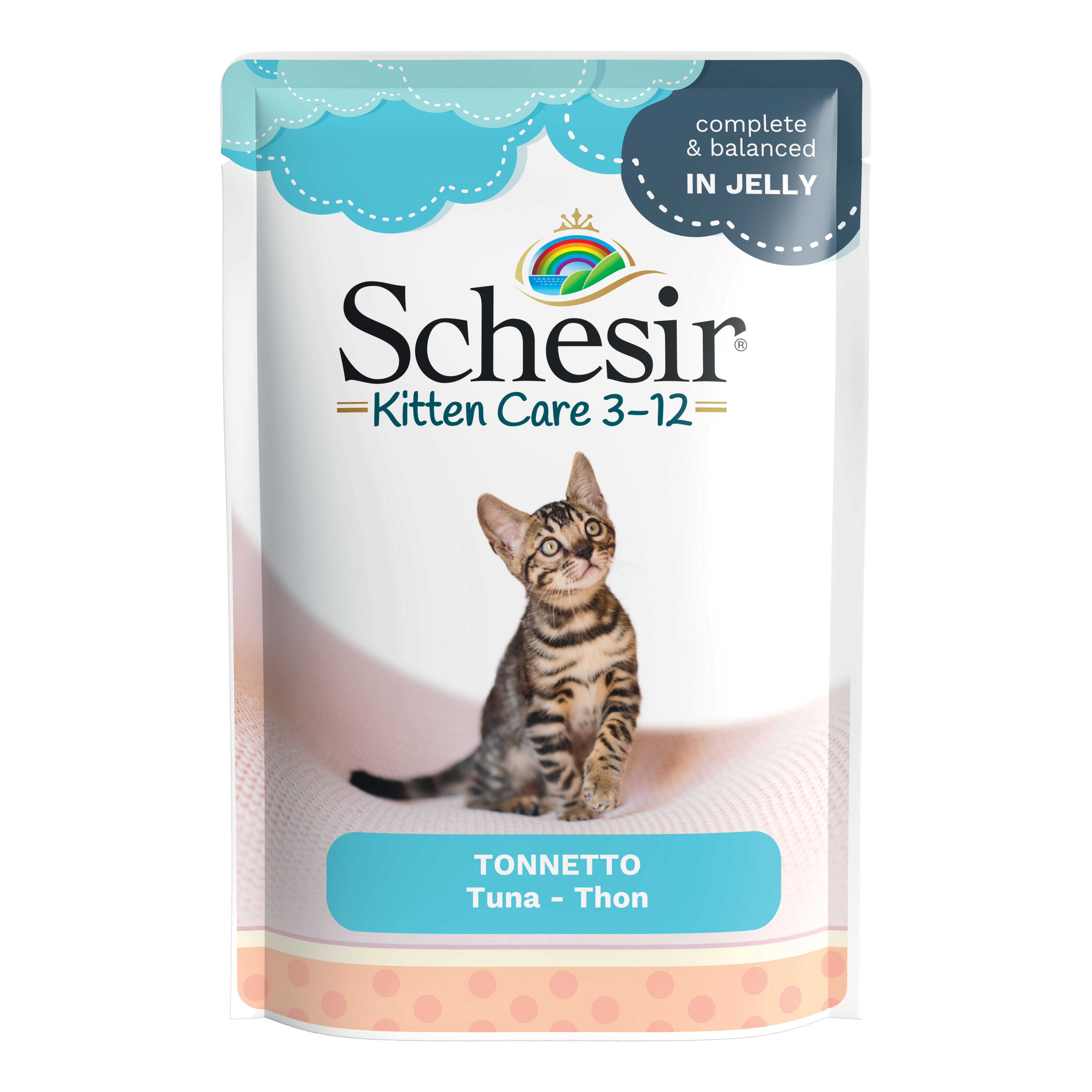 foto del prodotto schesir gatto busta in jelly kitten tonnetto 85 gr