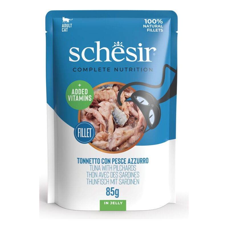 foto del prodotto schesir gatto in bst da 85 gr