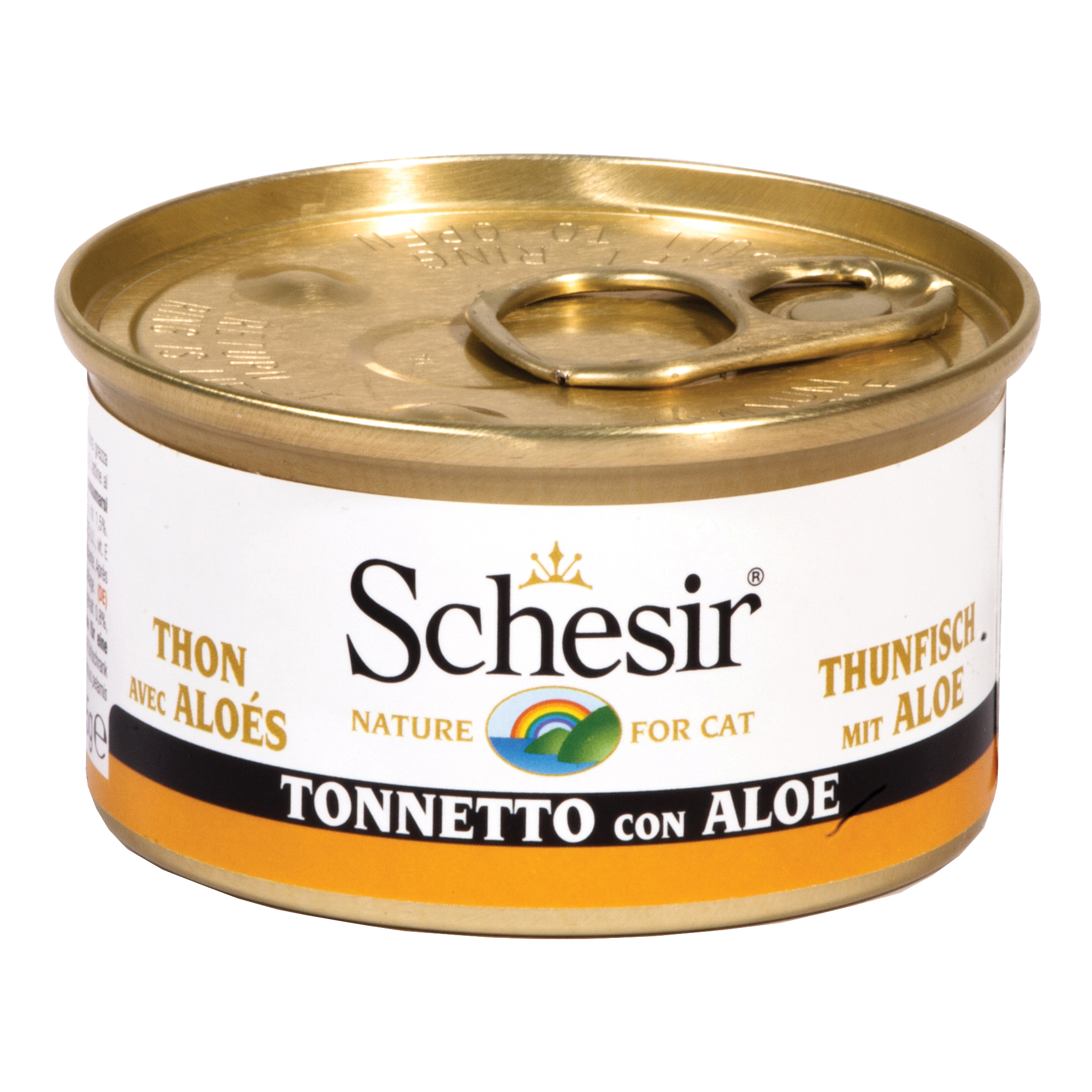 foto del prodotto schesir gatto lattina in jelly adulto tonnetto &amp; aloe 85 gr