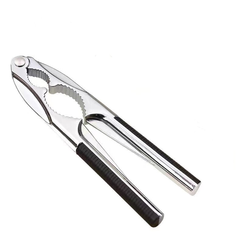 foto del prodotto schiaccianoci, pinza per noci in metallo con impugnatura antiscivolo, schiaccianoci, schiaccianoci, schiaccianoci e nocciole, pinza per noci,
