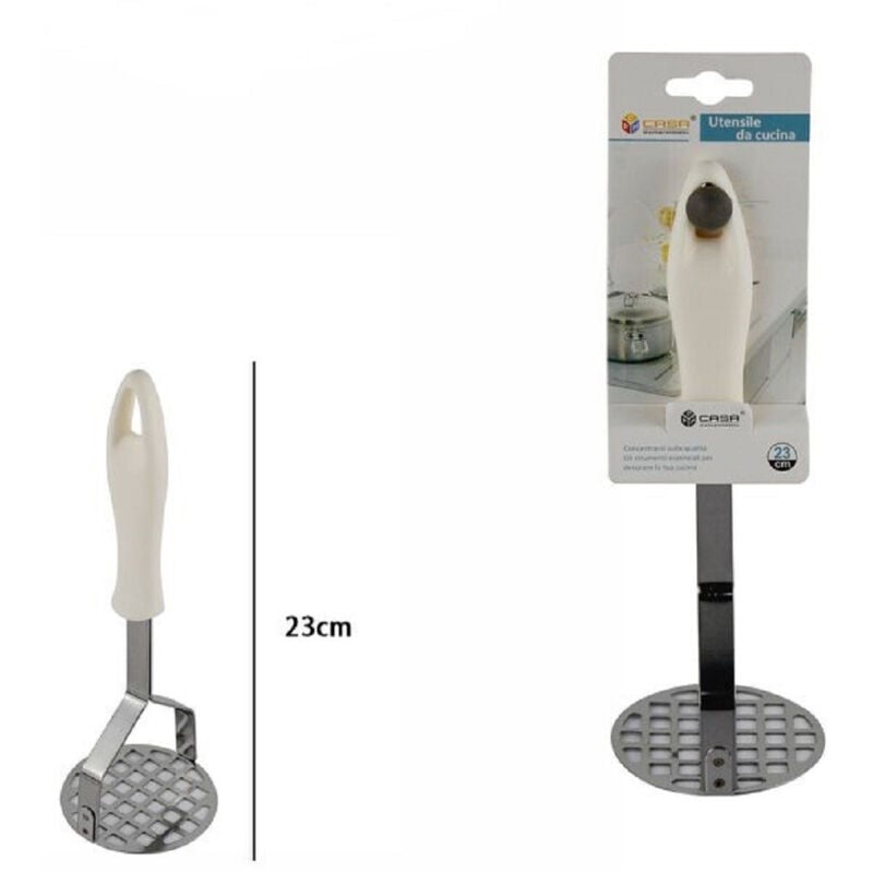 foto del prodotto schiacciapatate schiaccia verdure purea gateau manico antiscivolo 23 cm 66156 trade shop traesio