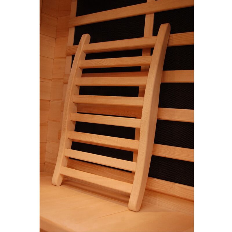 foto del prodotto schienale comfort per sauna a vapore francia sauna supporto ergonomico per schienale in legno 43 x 63 x 9 cm