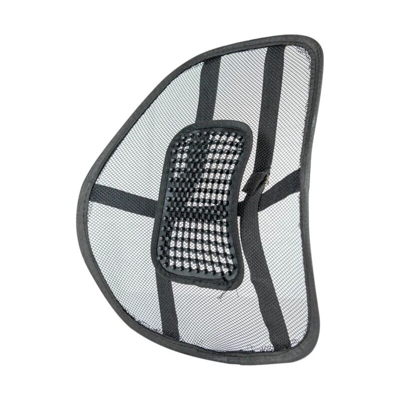foto del prodotto schienale ergonomico relax nero per sedie e sedili