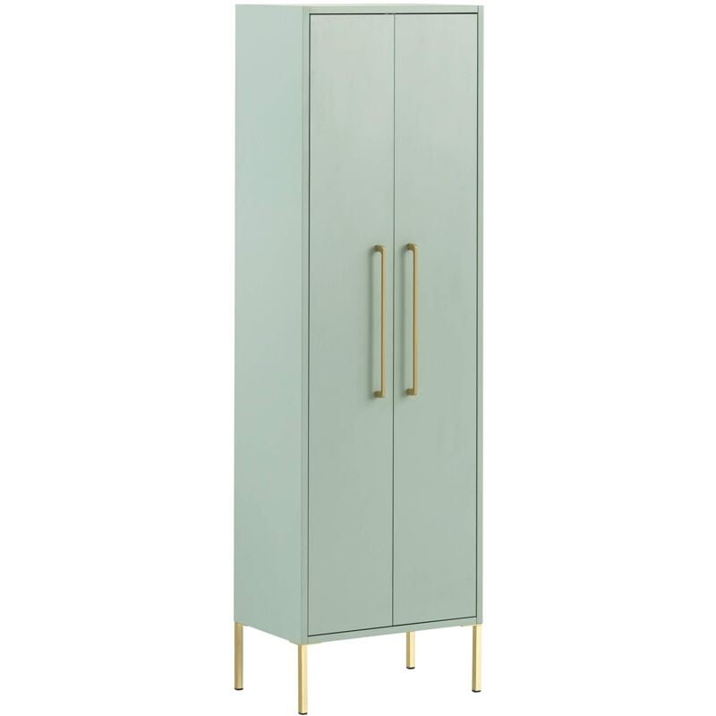 foto del prodotto schildmeyer gloria mobile alto, materiale a base di legno, verde menta oro, 2 ante