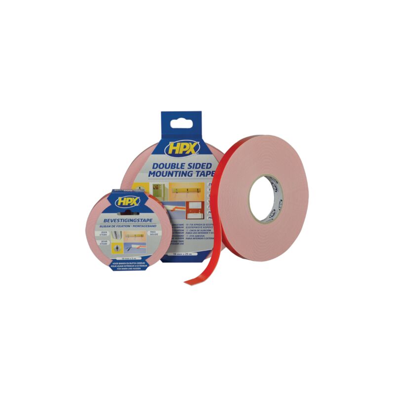 foto del prodotto schiuma pe biadesiva bianca 19 mm x 25 m hpx ds1925