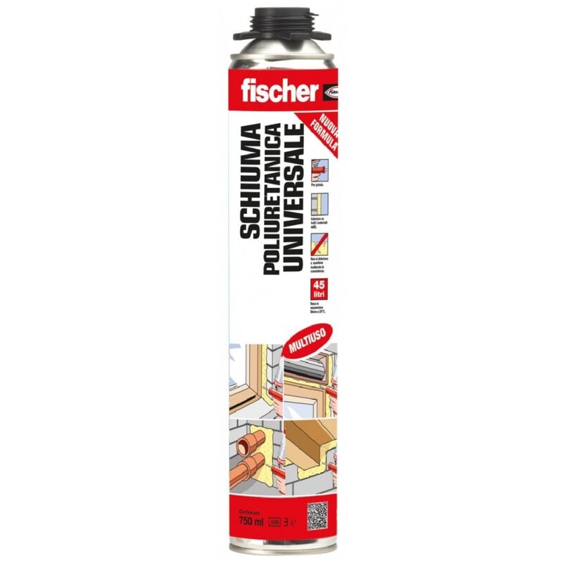 foto del prodotto schiuma poliuretanica 1k monocomponente universale 750 ml per pistola 12 pezzi