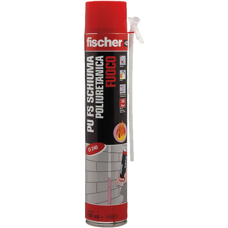 foto del prodotto schiuma poliuretanica antifuoco fs ml.750 applicazione manuale