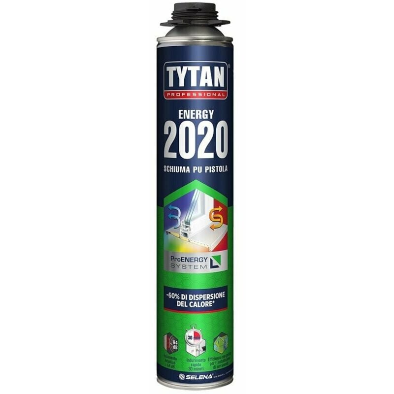 foto del prodotto schiuma poliuretanica energy 2020 serramenti 750ml per pistola tytan