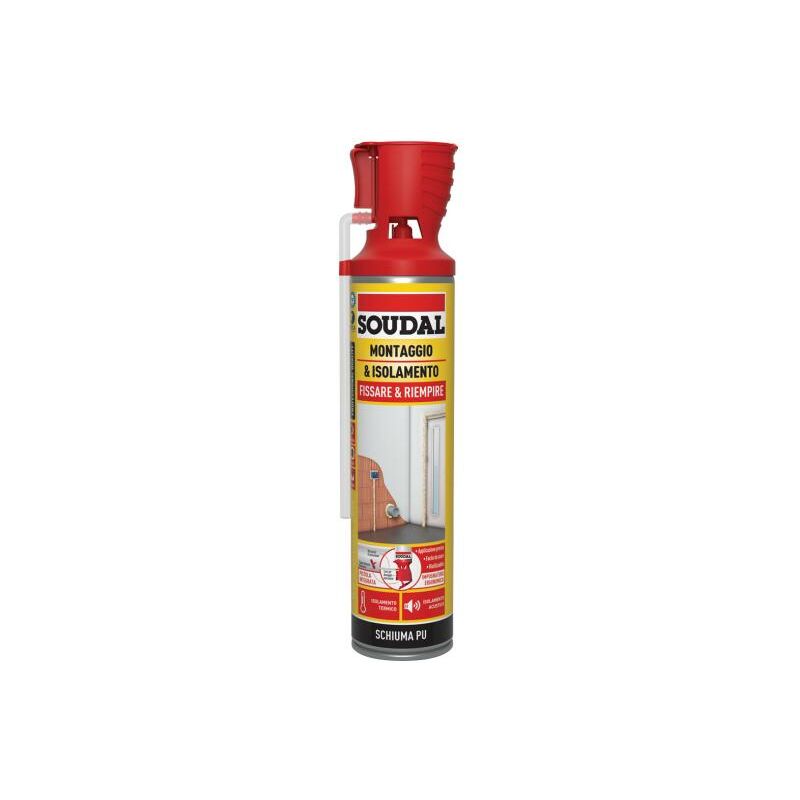 foto del prodotto schiuma poliuretanica montaggio e isolamento genius gun 600 ml