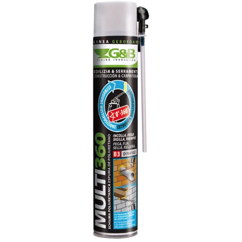 foto del prodotto schiuma poliuretanica multi 360 monocomponente 825 ml 1 pezzo