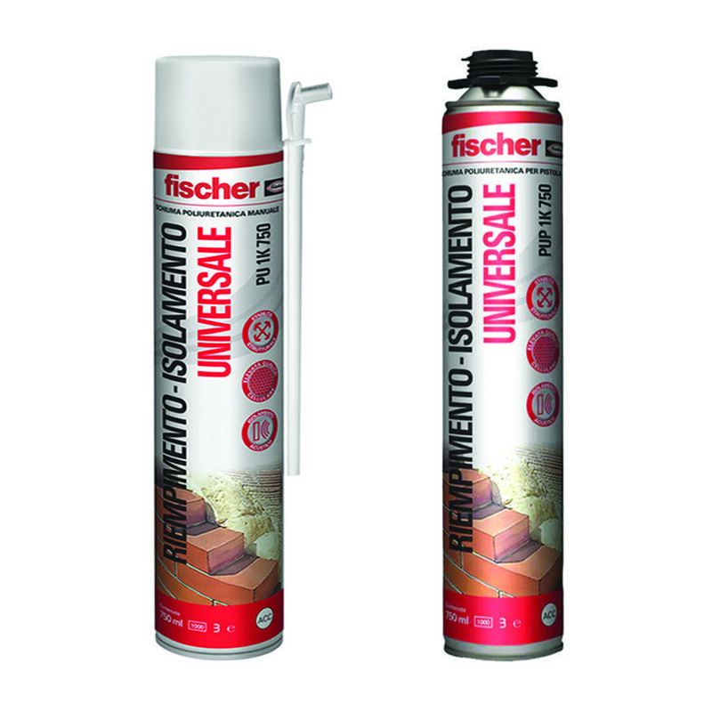 foto del prodotto schiuma poliuretanica universale pup 1k ml.750 applicazione con pistola