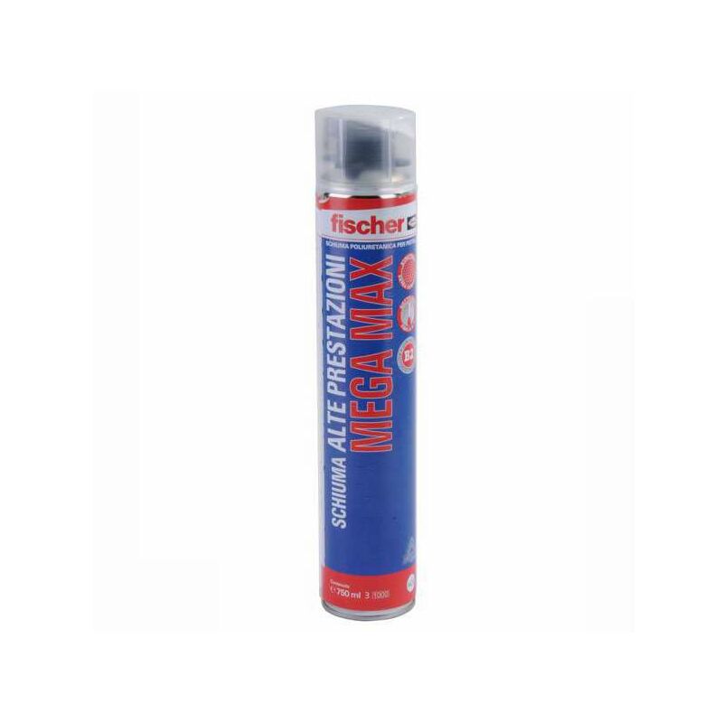 foto del prodotto schiuma poliuretano mega max 750 ml pistola fischer