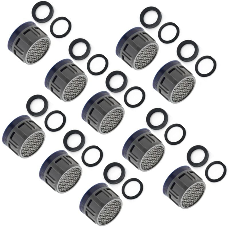 foto del prodotto schl fer 01802102 rompigetto per rubinetto m22 m24, cartuccia filtro universale per rubinetto perlator long life classe b 22.8 25.2 l min,