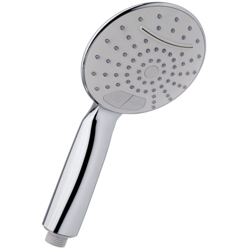 foto del prodotto schl fer 1304400 doccetta per doccia tonda, soffione doccia multigetto universale, doccetta chantal2, soffione tondo alta pressione, telefono