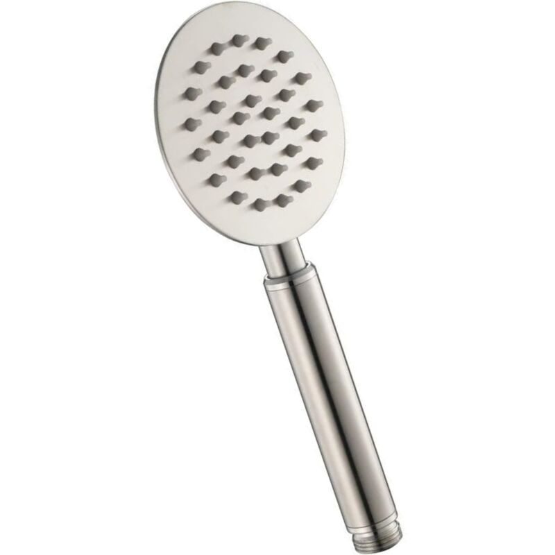 foto del prodotto schl fer 1307510 doccetta per doccia rotonda, soffione doccia ultrasottile, alta pressione universale, telefono doccia venice2 in acciaio inox