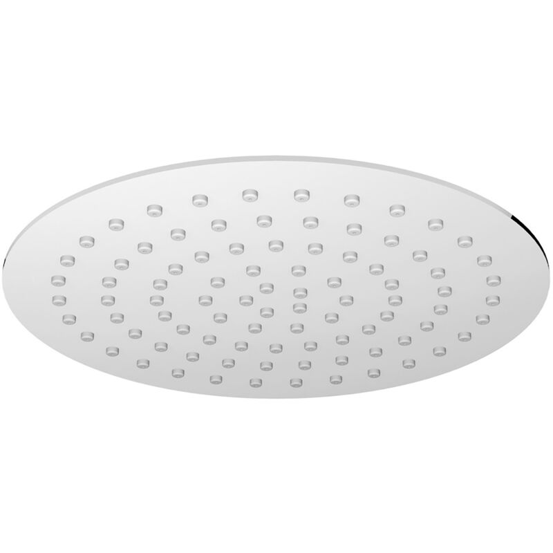foto del prodotto schl fer 134800 rondo soffione doccia tondo 20cm ultra sottile in acciaio inox a pioggia anticalcare alta pressione, snodo regolabile universale g