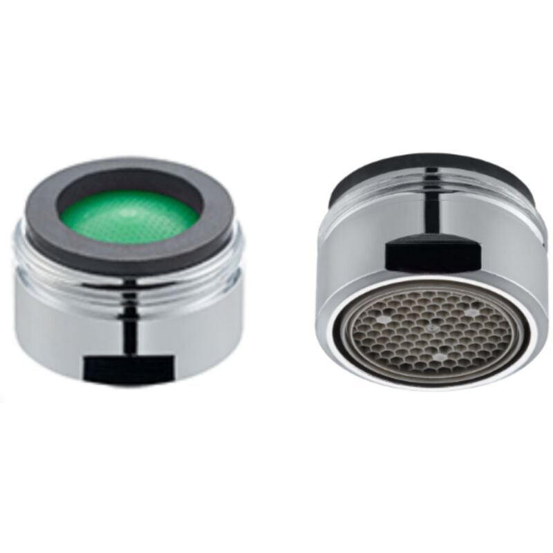 foto del prodotto schl fer 160016 aeratore rubinetto anticalcare m24, filetto esterno m24x1, rompigetto perlator, compatibile con aeratore neoperl, risparmio acqua,