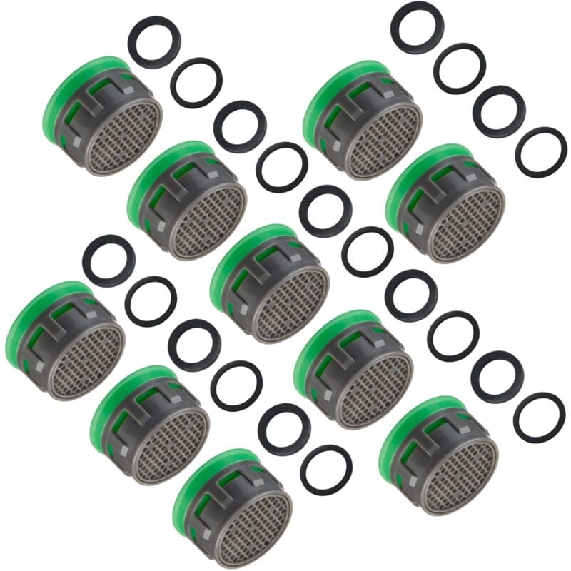 foto del prodotto schl fer 1802210 cartuccia filtro rubinetto universale, inserto per aeratore perlator dl m22x1 m24x1 classe z, 7 lit min anticalcare adatto per