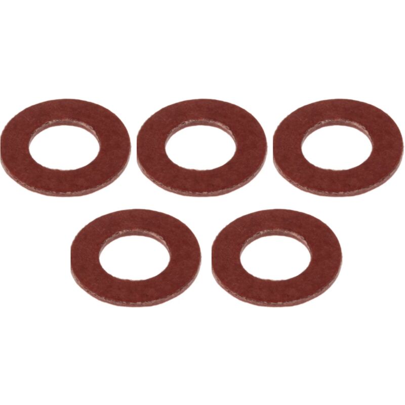foto del prodotto schl fer - 182110 guarnizioni idrauliche in fibra vulcanizzata rossa 3 8', rondella in fibra vulkanite 3 8'x 1,8mm, guarnizioni per parti di