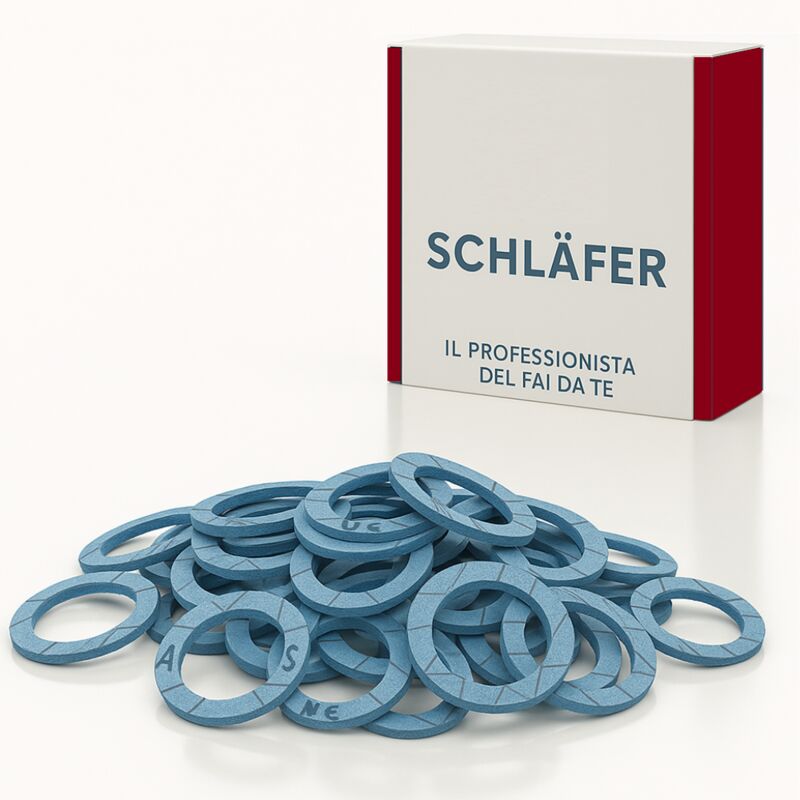 foto del prodotto schl fer 182830 guarnizioni idrauliche piatte per alte temperature blu fasit 3 4 2 mm, sanitaria, rubinetti, raccordi acqua, caldaia, gas,