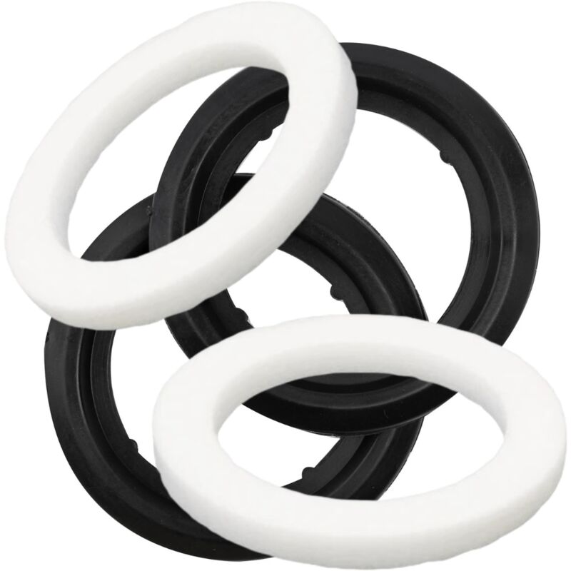 foto del prodotto schläfer - 189413 guarnizione piletta scarico lavandino bagno, guarnizioni 1 1/4 per piletta norton, guarnizioni per piletta saltarello, assortimento guarnizioni in spugna e pvc, confezione da 4 pezzi