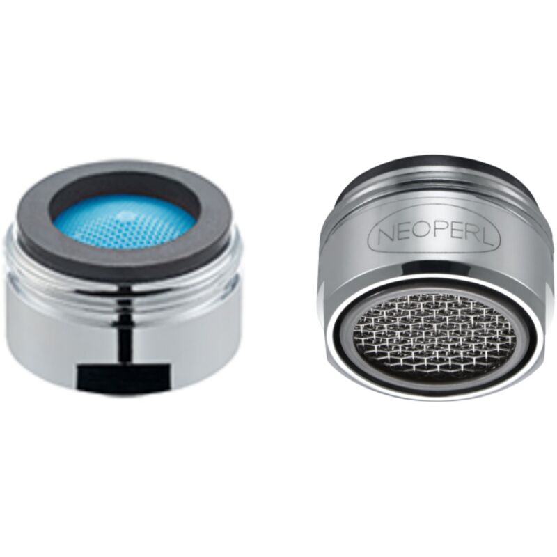 foto del prodotto schl fer 2100016 rompigetto anticalcare universale long life per rubinetto cucina, filtro in acciaio con filetto esterno m24x1, compatibile con