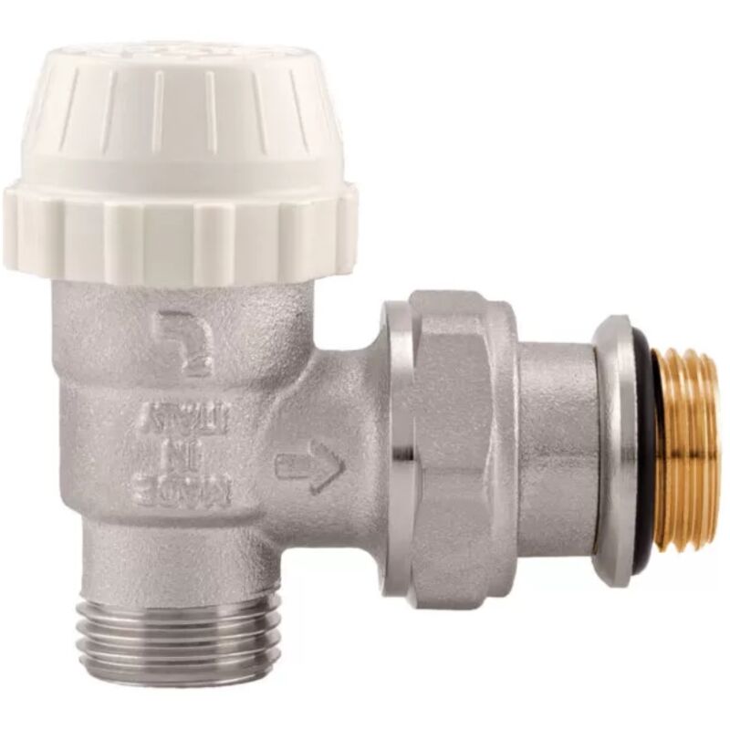 foto del prodotto schl fer 37071112 valvola termostatica per termosifone ad angolo itap con preregolazione attacco maschio 1 2 eurocono, elemento termostatizzabile