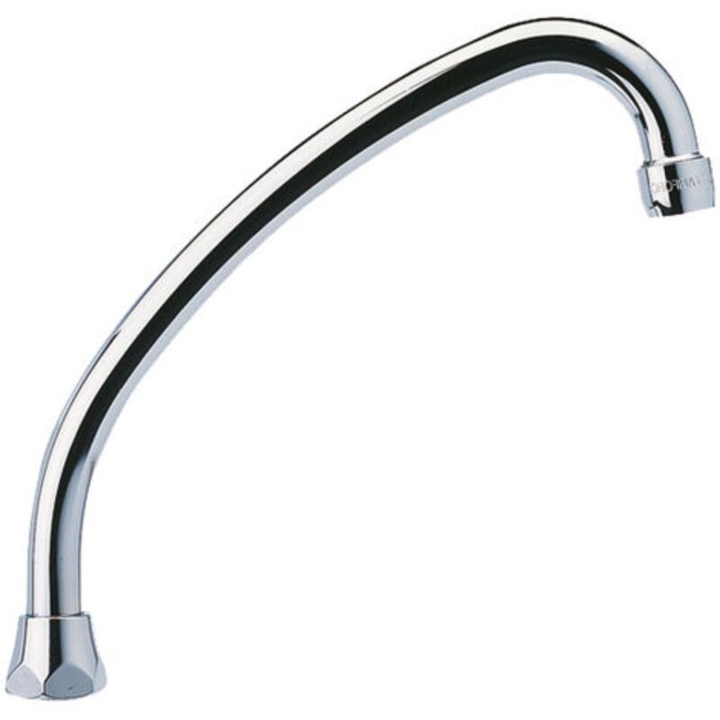foto del prodotto schl fer 400811 canna di ricambio universale per rubinetto cucina, girevole e alta, adatta per gruppo lavello bagno e cucina, ghiera 3 4 24,9mm 