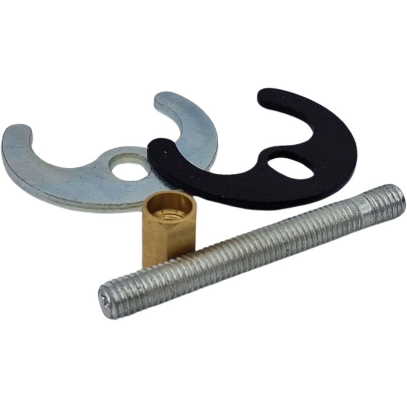 foto del prodotto schl fer 405410 kit di fissaggio universale per montaggio rubinetto a un foro con vite m8 da 80 mm, adatto per miscelatore del lavabo, bidet e