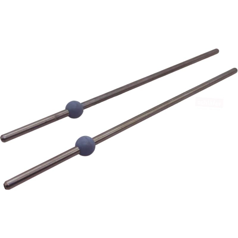 foto del prodotto schl fer 405510 asta eccentrica con sfera universale 5 x 200 mm in acciaio inox per scarico sifone lavandino, piletta pop up da 1 e 1 1 4 con
