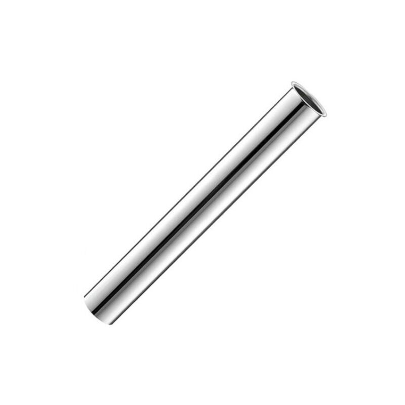 foto del prodotto schl fer 4391 canotto con flangia per sifone, tubo di scarico regolabile in ottone, dimensioni 1 1 4 32 x 200mm, prolunga sifone lavandino con