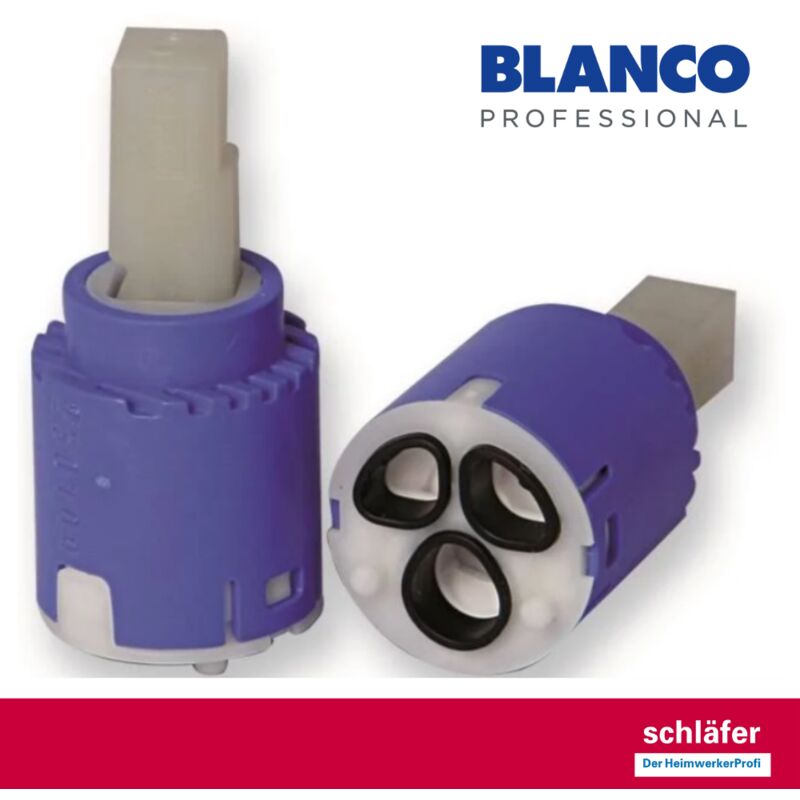 foto del prodotto schl fer 480039 b001 cartuccia ricambio miscelatore blanco diam 25 mm k 25nm ke ve blu per rubinetto lavabo cucina