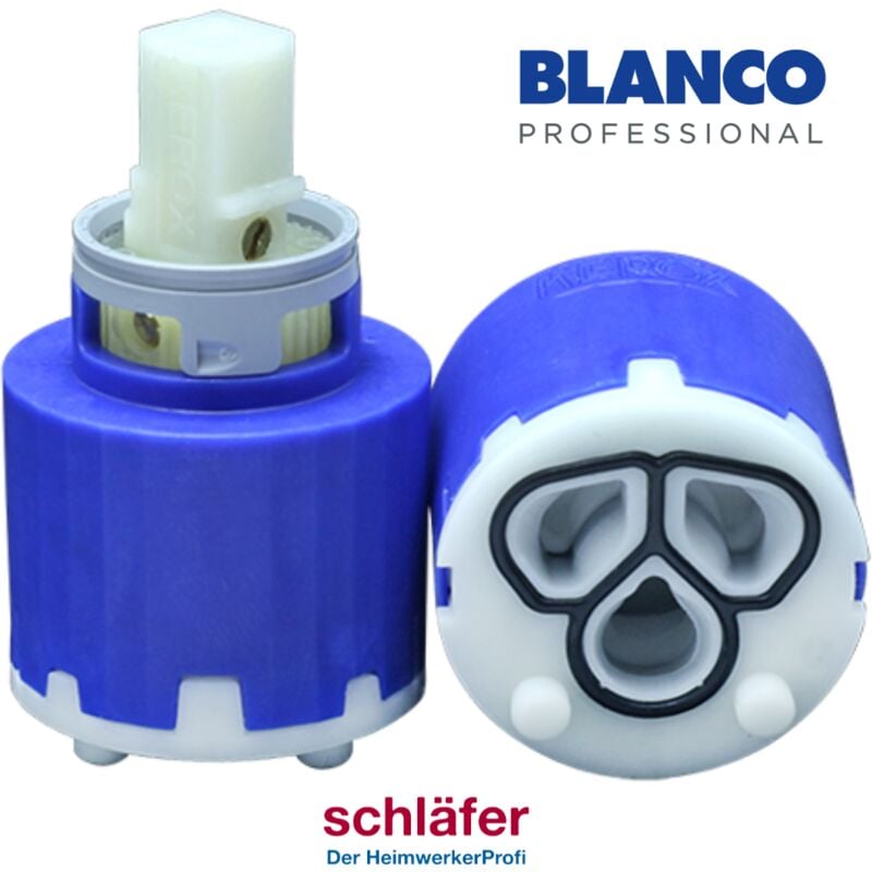 foto del prodotto schl fer 480050 b003 cartuccia ricambio miscelatore blanco 122063, 35 mm nkb 35a ke, blu per rubinetto lavabo