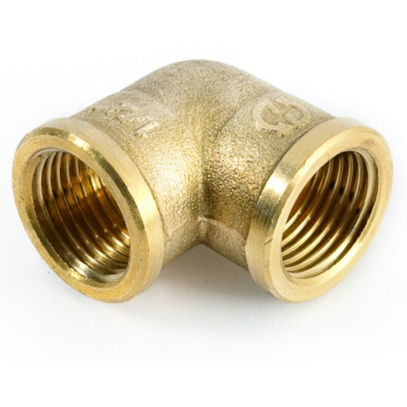 foto del prodotto schl fer 6444134 raccordo gomito in ottone di elevata qualit 1 2 pollice, raccordo curva a gomito 90 con filetto femmina 1 2 x 1 2 , adatto per