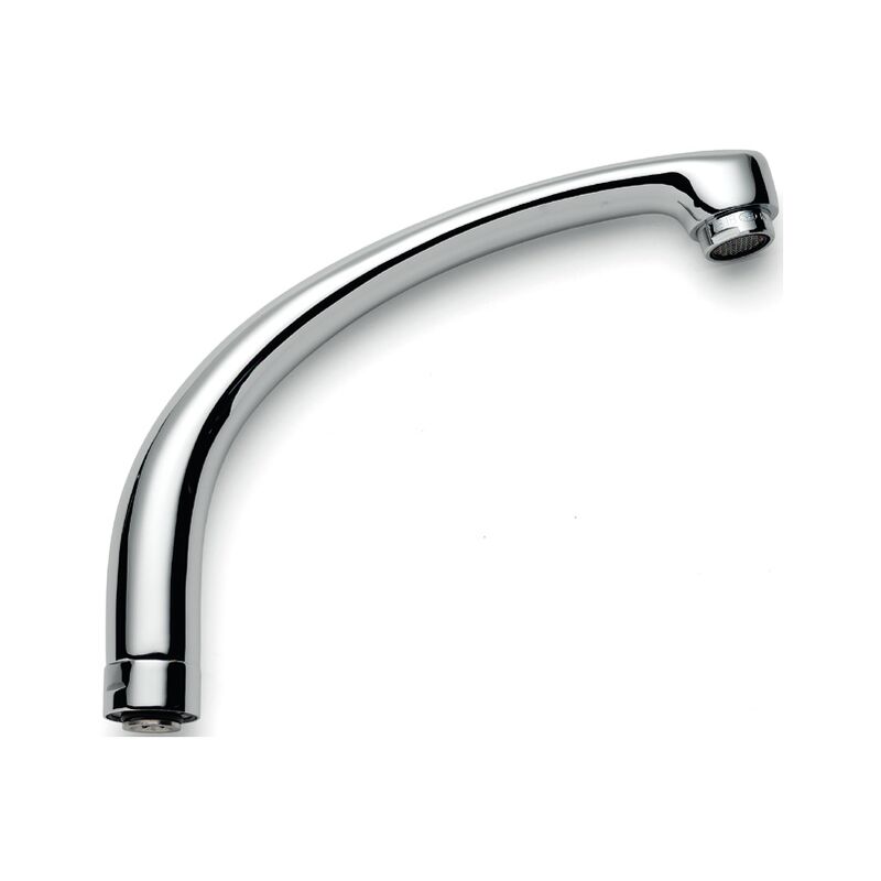foto del prodotto schl fer 67085 c canna di ricambio universale per rubinetto lavello, miscelatore monocomando per cucina e lavabo, con bocca alta e gruppo monoforo,