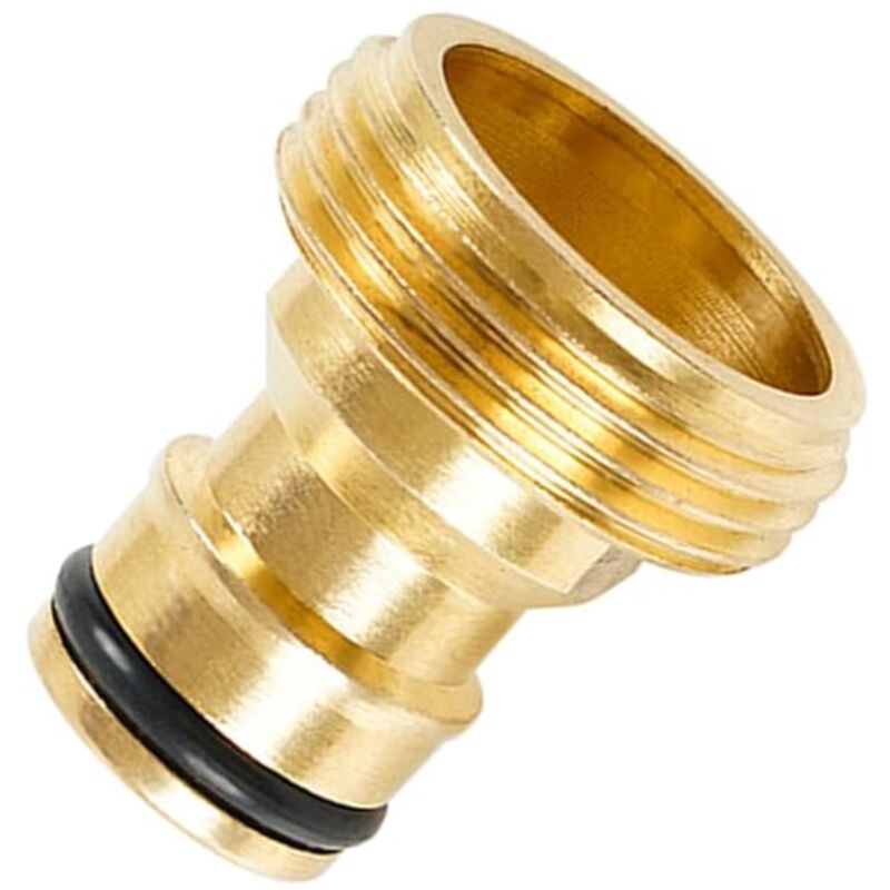 foto del prodotto schl fer 682102 raccordo portagomma universale 3 4, diam 26,5mm filetto maschio a innesto rapido per rubinetto giardino, connettore rubinetto