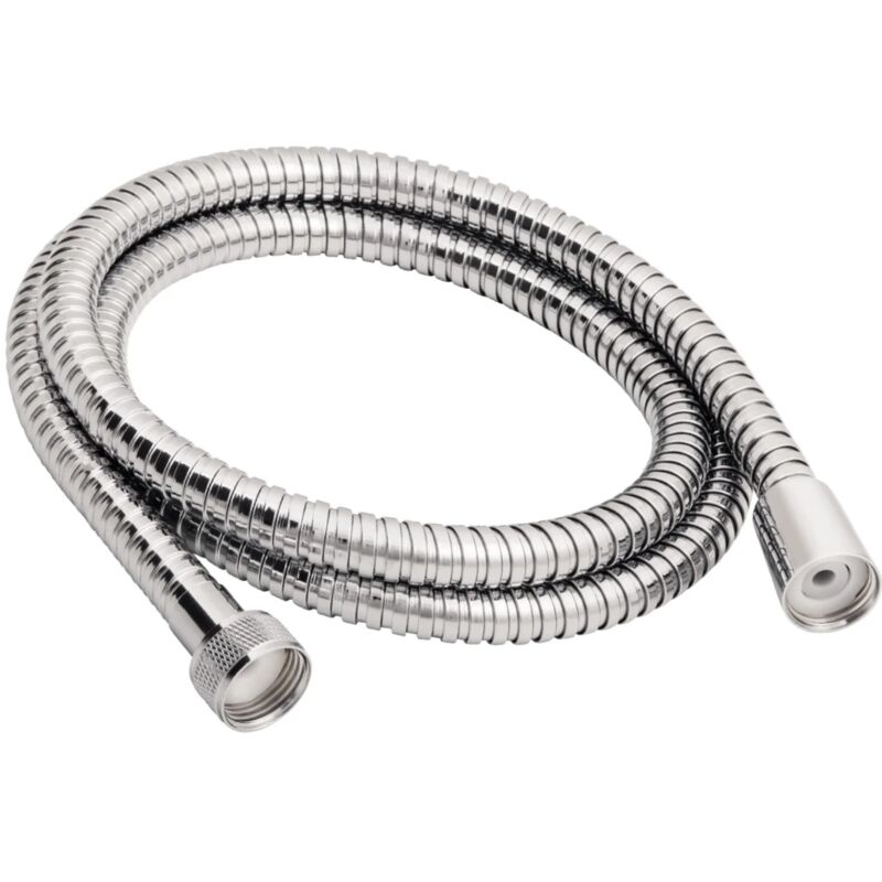 foto del prodotto schl fer 802490 flessibile doccia flessibile doccia tubo doccia universale in acciaio inossidabile con connettori in ottone universali g 1 2 ad