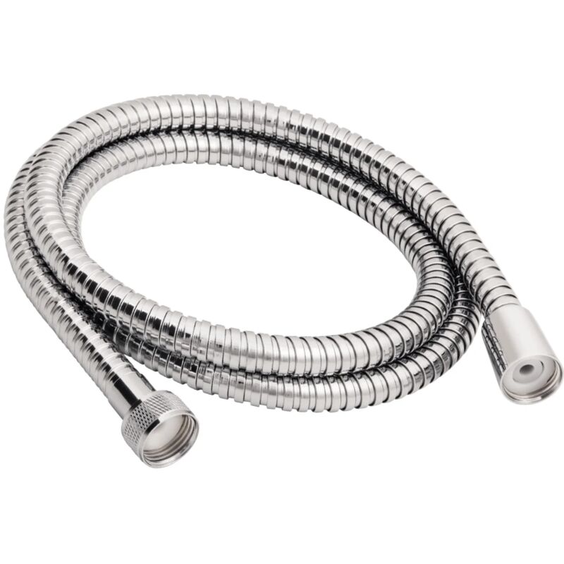 foto del prodotto schl fer 802590 flessibile doccia flessibile doccia tubo doccia universale in acciaio inossidabile con connettori in ottone universali g 1 2 ad