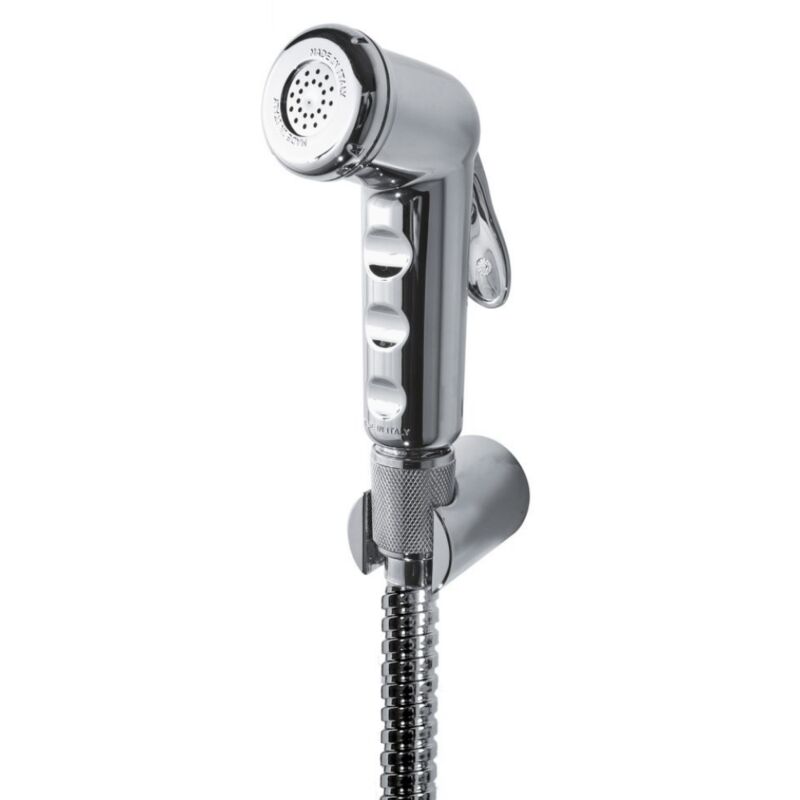 foto del prodotto schl fer 811210 doccetta per bidet universale, doccino bidet e shut off in abs e doccetta igienica per idroscopino con flessibile 120 cm e staffa a