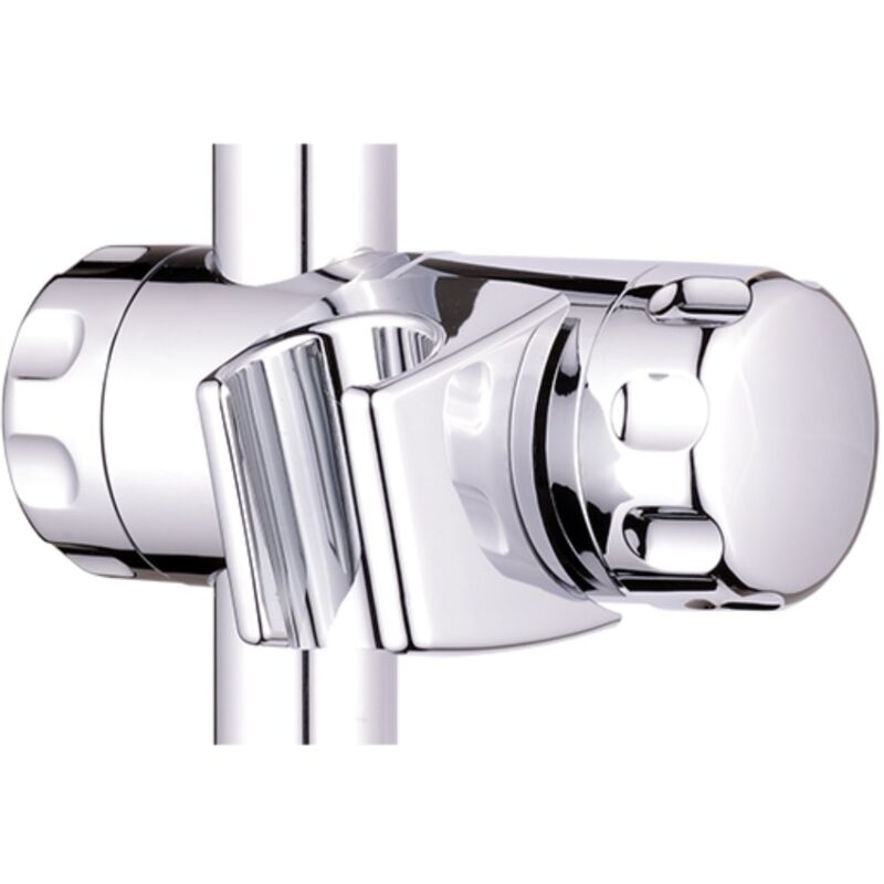 foto del prodotto schl fer 8126024 saliscendi doccia, supporto asta doccia saliscendi in abs, supporto soffione doccia universale regolabile e ruotabile a 360 ,