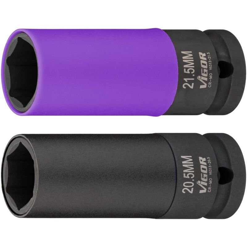foto del prodotto schlagschrauber steckschl ssel satz v6313 attacco quadro, cavo, 1 2 di pollice 12,5 mm profilo esagonale esterno 2 teilig numero