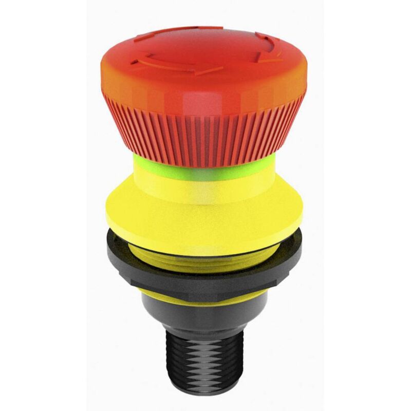 foto del prodotto schlegel frvkooc001 pulsante di arresto di emergenza a fungo 2 nc ip65, ip67 1 pz.