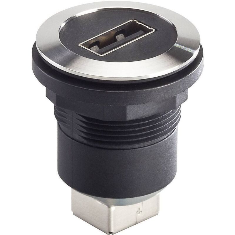 foto del prodotto schlegel presa usb 2.0 presa rrjvausbab davanti presa usb tipo a dietro presa usb tipo b rrjvausbab contenuto 1