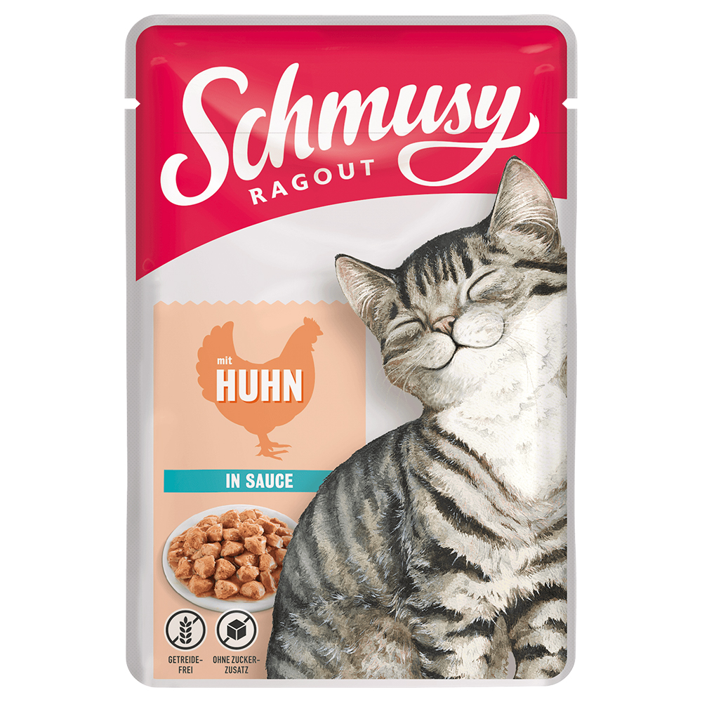 immagine 0 del prodotto schmusy ragout in salsa 22 x 100 g pollo