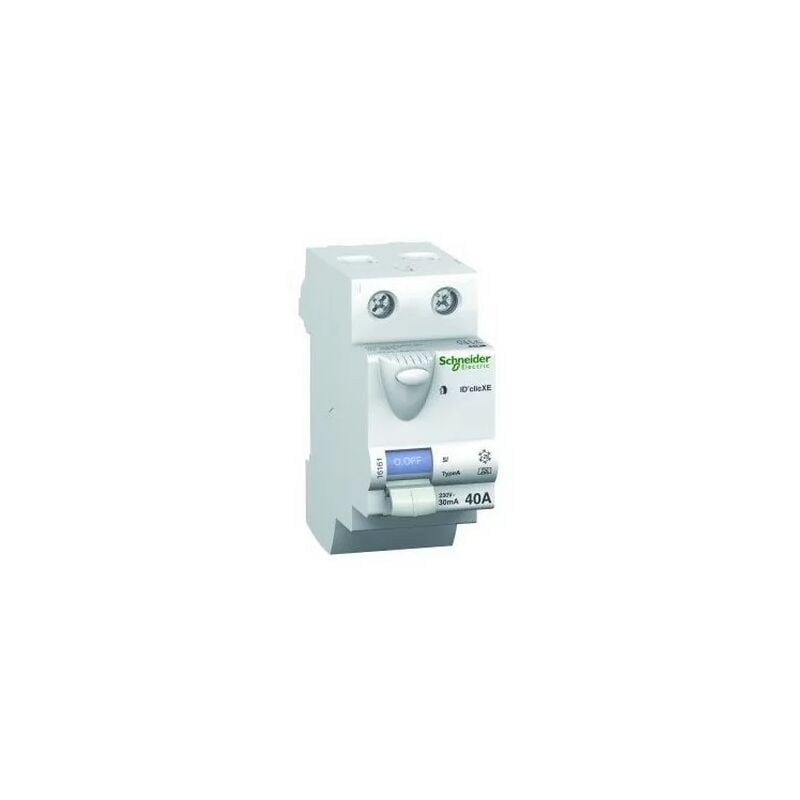 foto del prodotto schneider 16160 interruttore differenziale duoline xe id clic 2p 40a 30ma tipo ca plug in