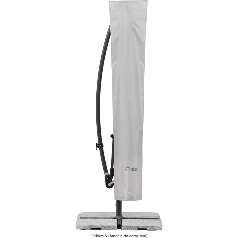 foto del prodotto schneider 813 00 copertura protettiva per ombrelloni rotondi, fino a 300 cm , grigio argento, 206 x 35 x 38 cm