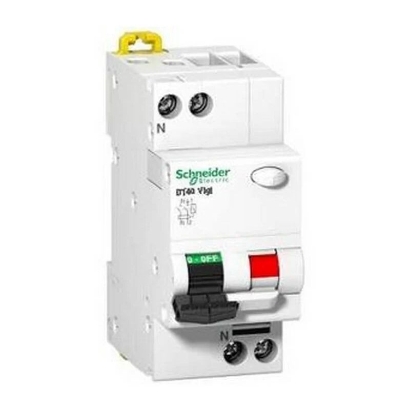 foto del prodotto schneider a9n21444 prodis, dt40 vigi interruttore differenziale 1p n 6ka 16a 30ma curva c tipo ac