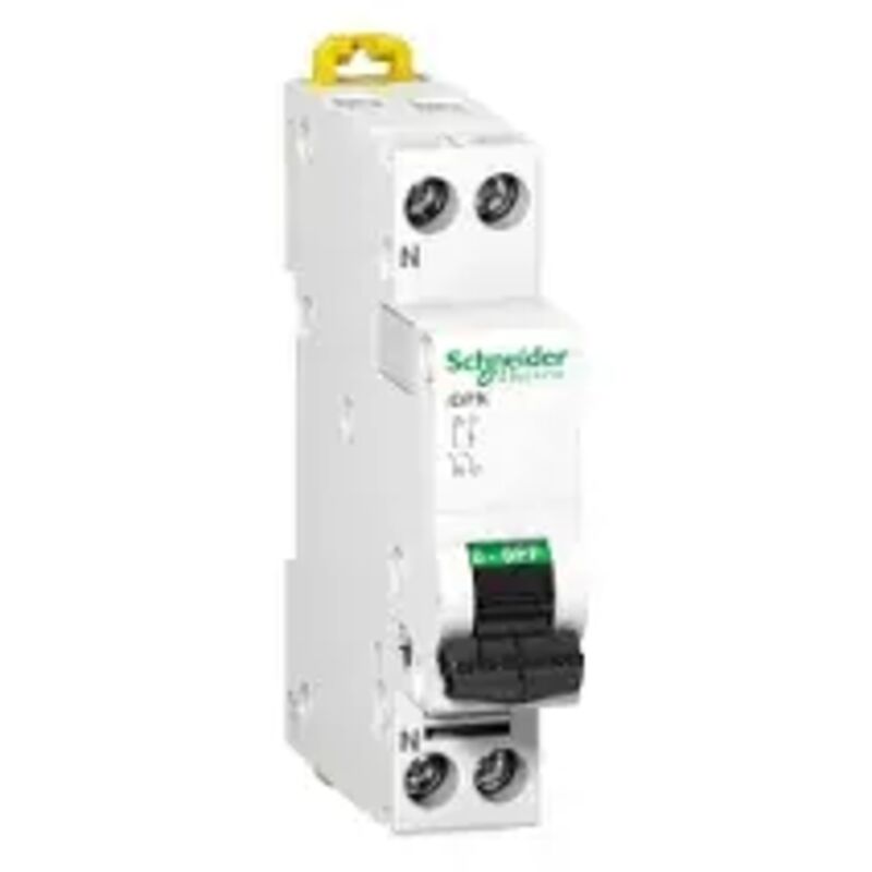 foto del prodotto schneider a9n21543 interruttore magnetotermico 1p n 2a 4500a 230v curva c